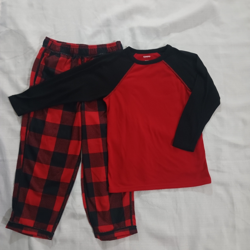 Red and Black Kids Pajamas